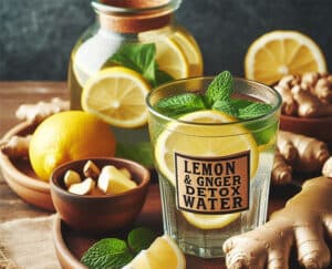 Lemon and Ginger Detox Water